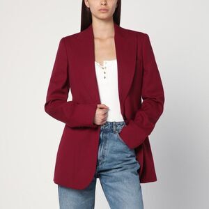 Stella Mccartney Women's Single-Breasted Jacket In Jazzberry Wool